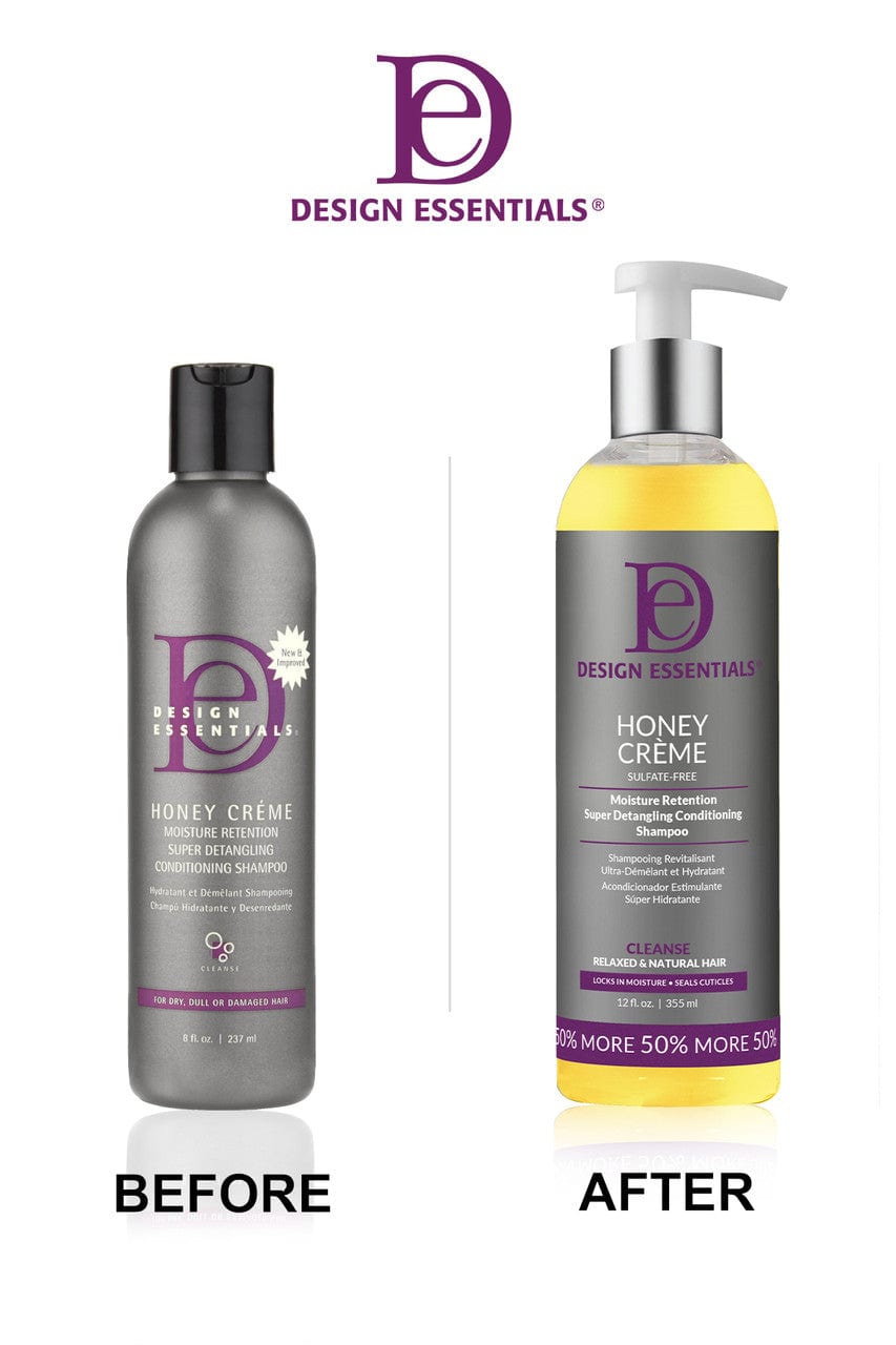 Design Essentials Honey Creme Moisture Retention Super Detangling Conditioning Shampoo