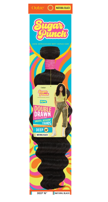 Sugar Punch Deep 20" Double Drawn Remy Hair Extensions