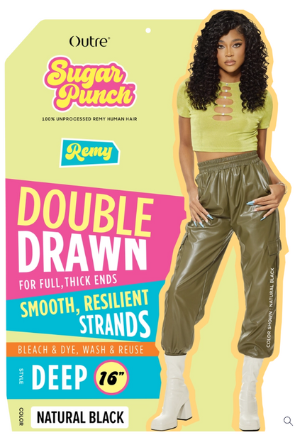 Sugar Punch Deep 20" Double Drawn Remy Hair Extensions