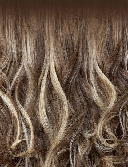 Outre Perfect Hairline Swoop Series Y-Part 213 Glueless HD Lace Front Synthetic Wig - 26 inch Long Wavy Hai