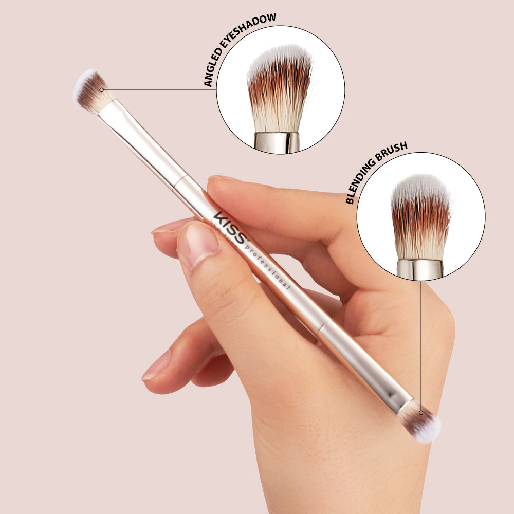 Kiss New York Professional Dual Ended Eyeshadow Makeup Brush