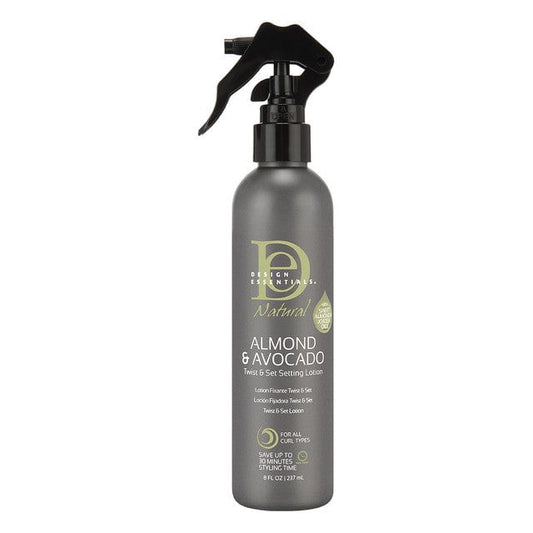 Design Essentials Natural Almond and Avocado Twist and Set Setting Lotion 8oz