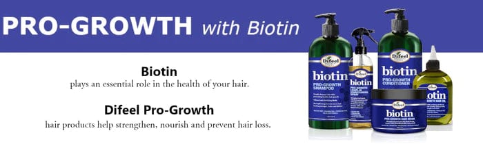 Difeel Biotin Pro-Growth Shampoo 12 OZ