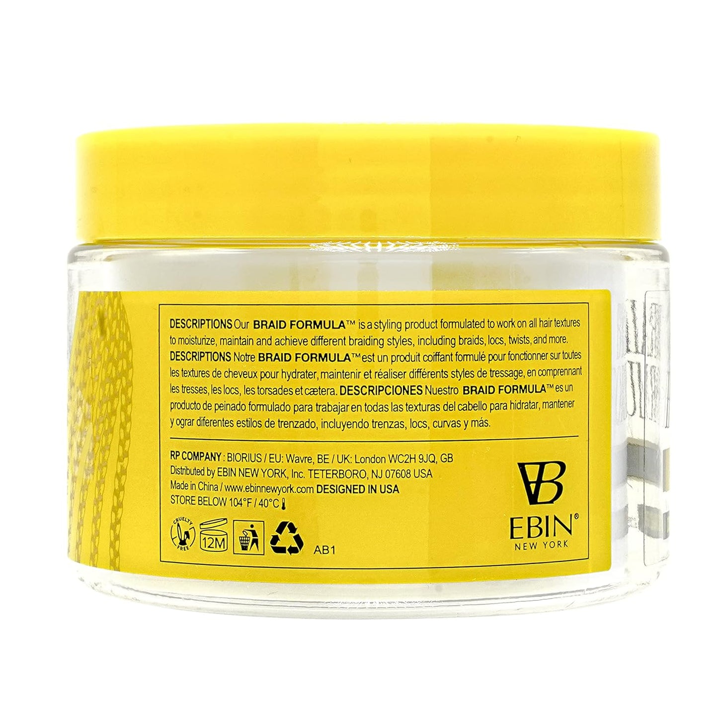 Ebin New York Braid Formula Original Conditioning Gel