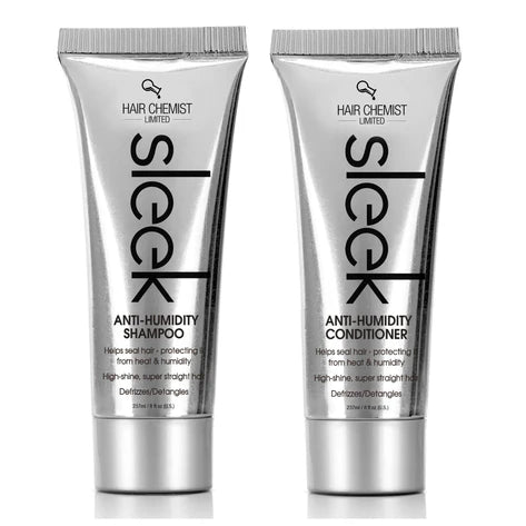 2 Piece Hair Chemist Sleek Anit Humidity Shampoo 8 oz and Hair Chemist Sleek Anti Humidity Conditioner 8 oz