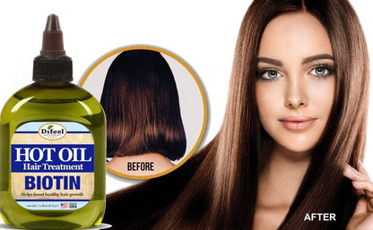 Difeel Hot Oil Treatment Biotin 7.1 oz