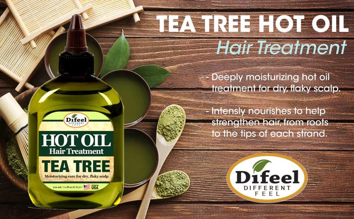 Difeel Hot Oil Treatment Tea Tree 7.1 oz