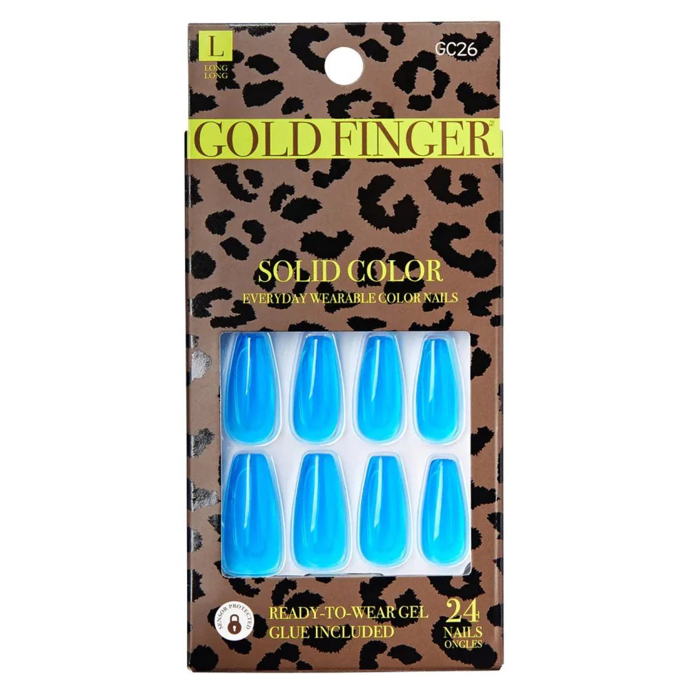 Gold Finger Gel Glam Ready-to-Wear Gel Manicure Kit GC