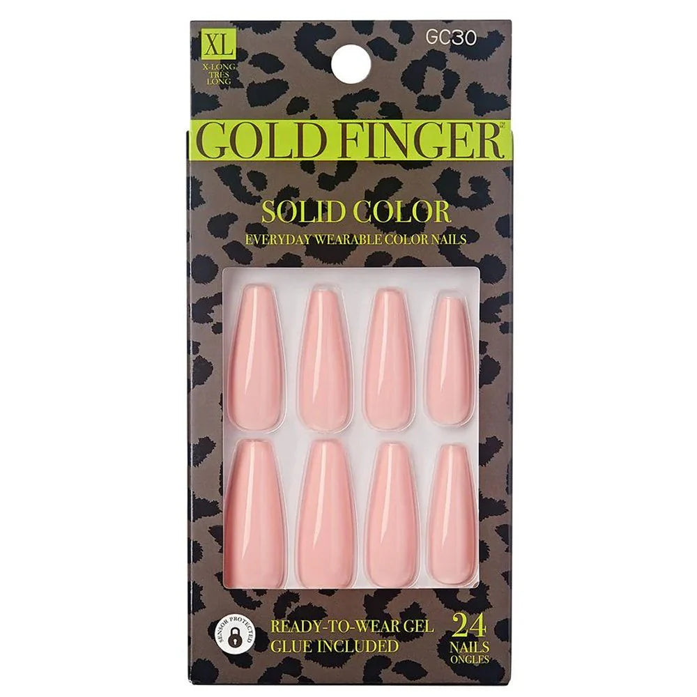 Gold Finger Gel Glam Ready-to-Wear Gel Manicure Kit GC