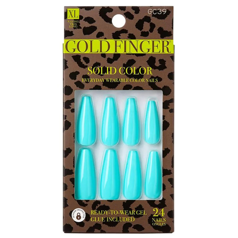 Gold Finger Gel Glam Ready-to-Wear Gel Manicure Kit GC