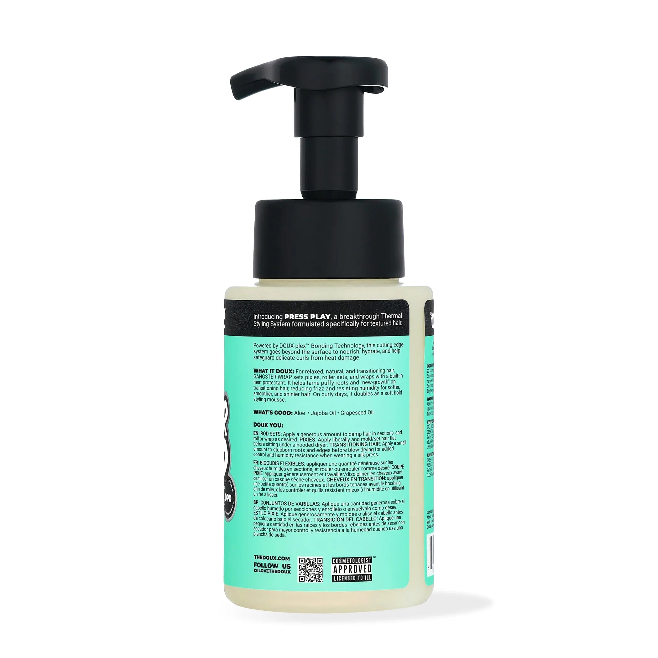 The Doux Gangster Wrap Foam Wrap Lotion 8 oz