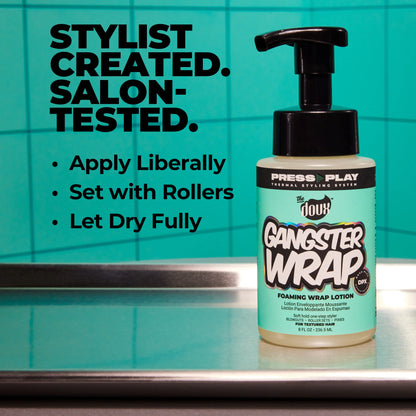 The Doux Ganster Wrap Foam Wrap Lotion 8 oz