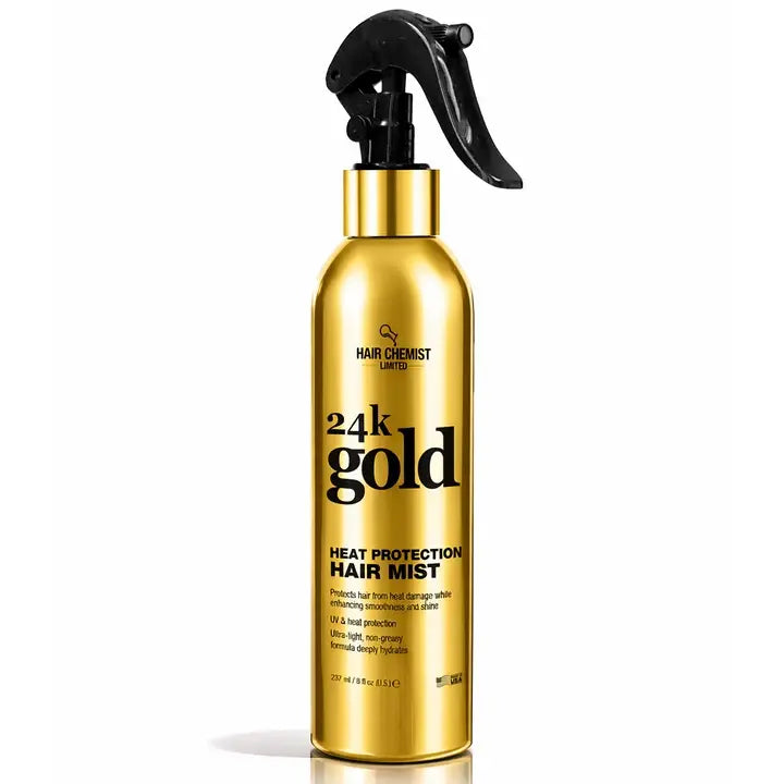 Hair Chemist 24K Gold Heat Protection Hair Mist 8 oz