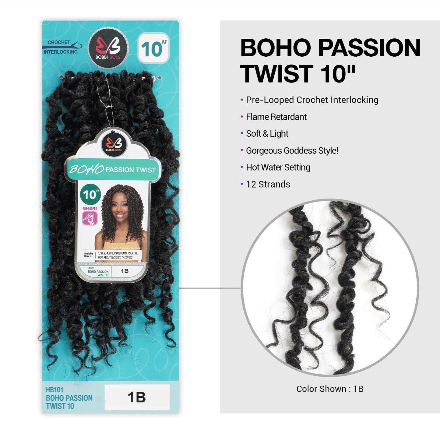 Bobbi Boss Boho Passion Twist 10" HB101