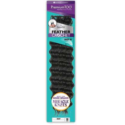 Premium Too Deep Feather Crochet 18"