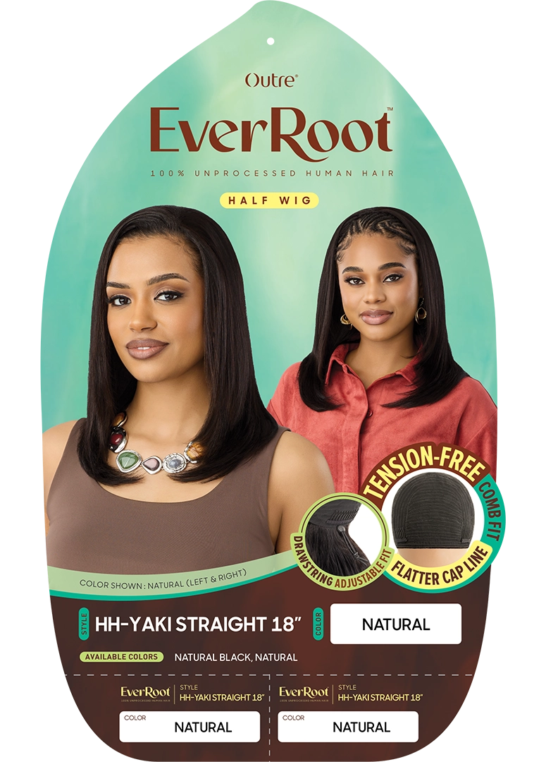 Outre EverRoot HH-YAKI Straight 18" Half Wig