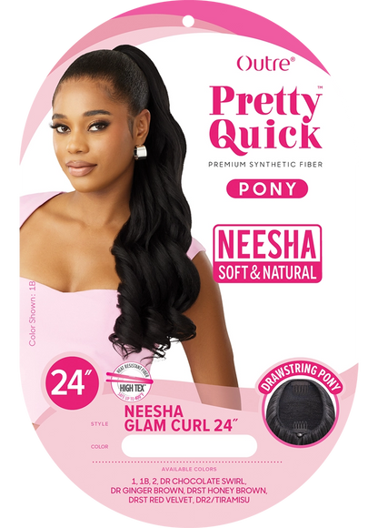 Outre Pretty Quick Pony Neesha Glam Curl 24"