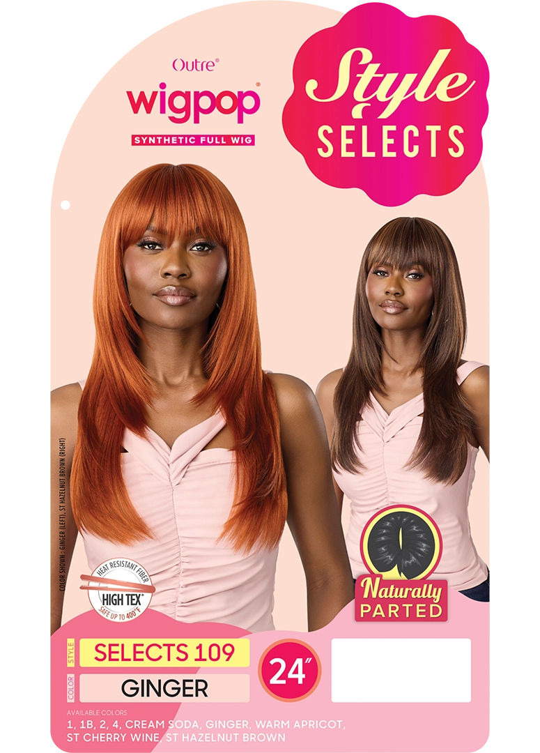 Outre Wigpop Selects 109 Glueless Lace Part Synthetic Wig - 24 inch Long Loose Deep Wave Hair