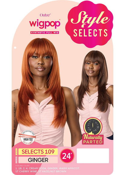 Outre Wigpop Selects 109 Glueless Lace Part Synthetic Wig - 24 inch Long Loose Deep Wave Hair