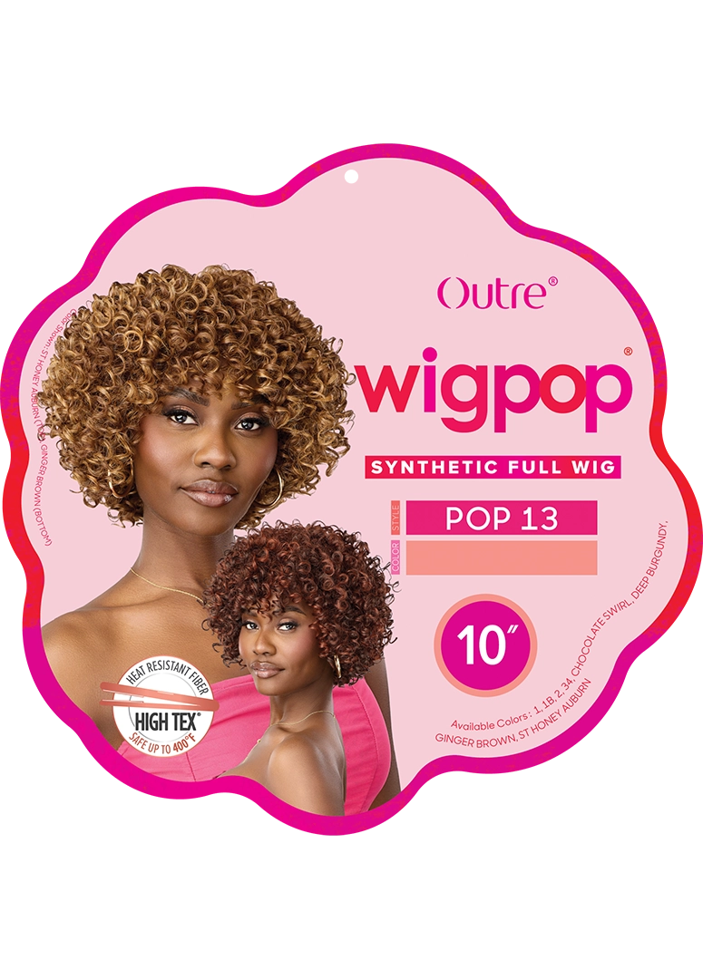Outre WigPop POP 13 Glueless Synthetic Full Wig - 10 inch Short Layered Pixie Cut Hair