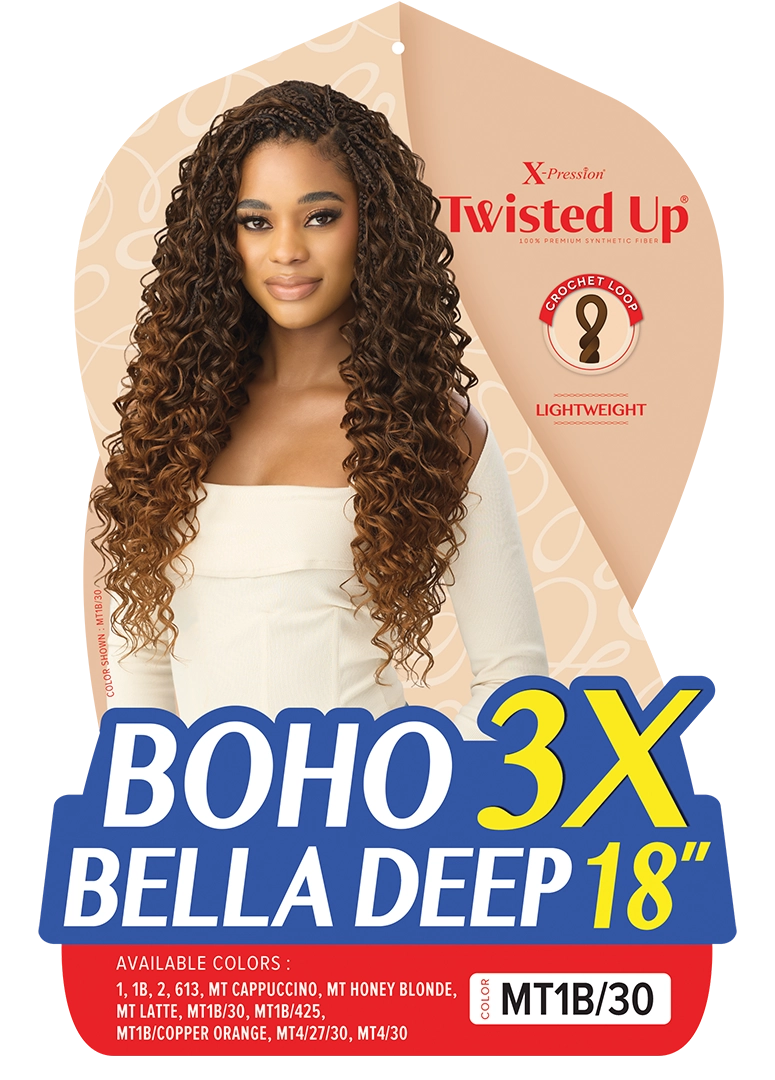 Twisted Up Boho Bella Deep 18" 3X