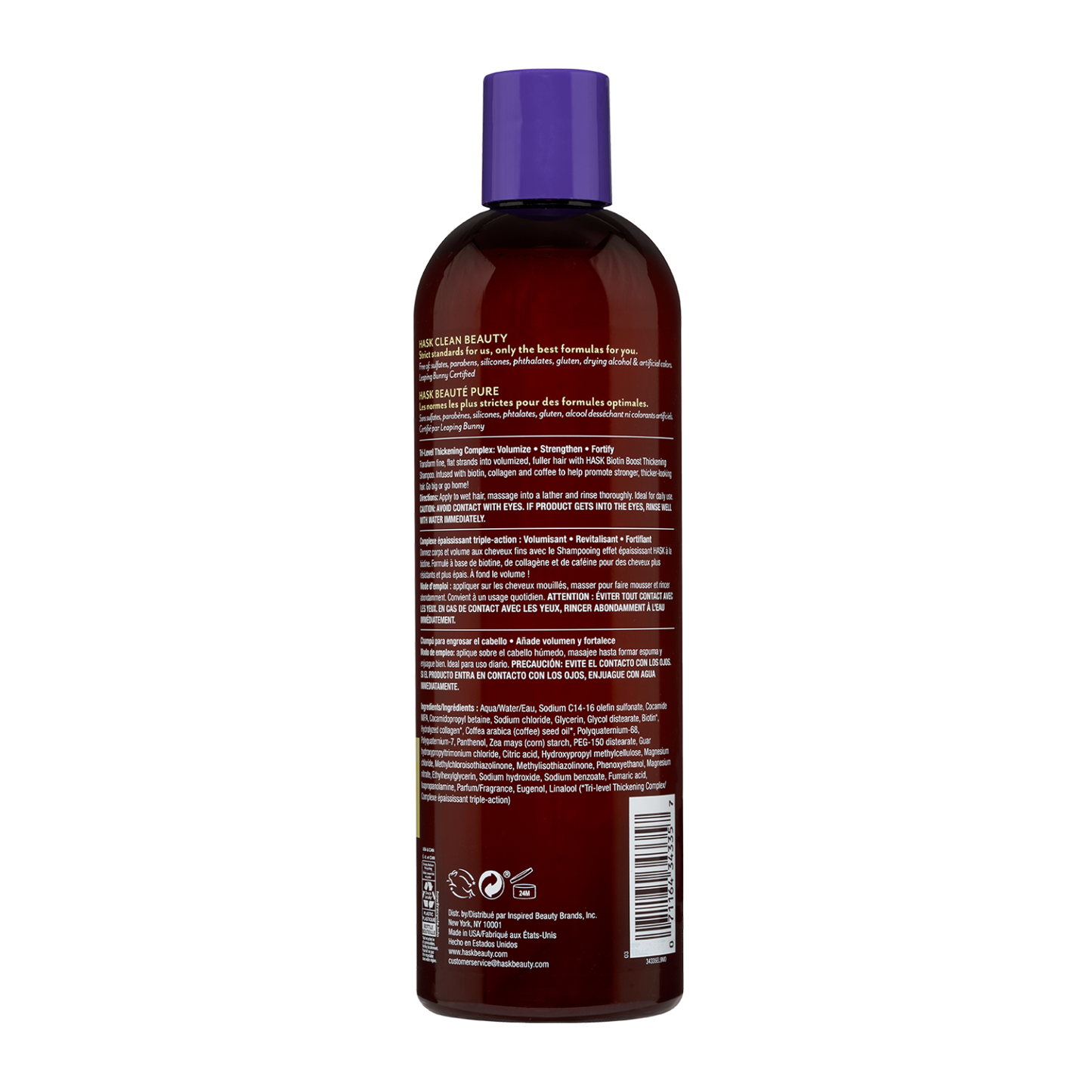 Hask Biotin Boost Thickening Shampoo 15 OZ