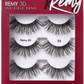 Kiss i-Envy Remy 3D Invisible Band Lashes 3 Pack