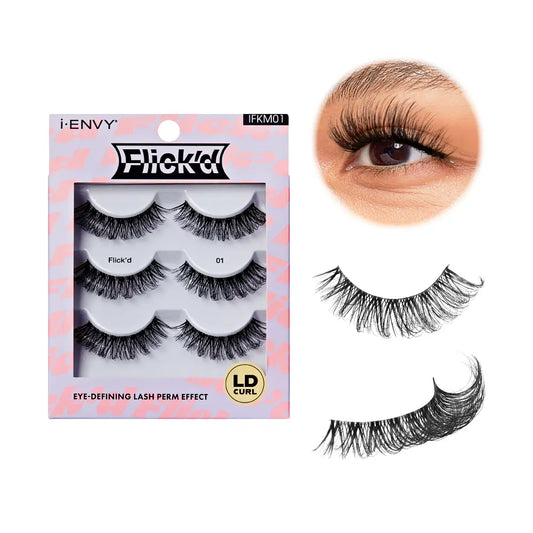 i-Envy Multi Flick'D Eyelash Collection - Multi-Angle Dimensional Strip Lashes