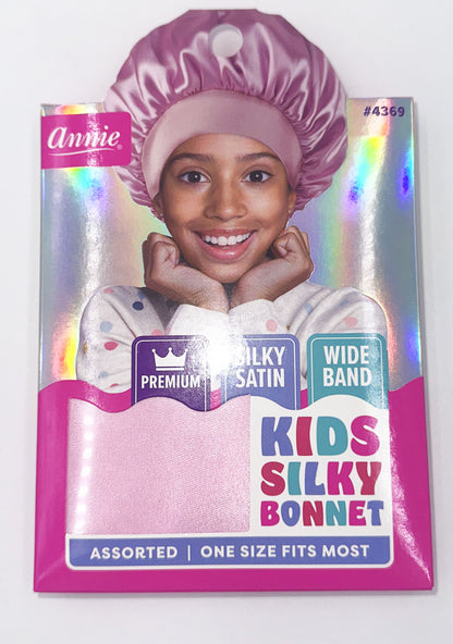 Annie #4369 Kid's Silky Bonnet Wide Band Assorted