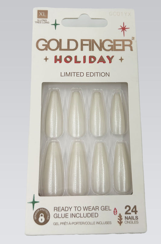 Gold Finger Holiday Limited Edition Frosty Is Cold Nails
