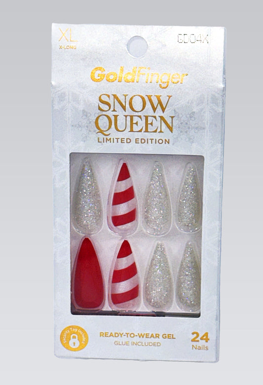 Gold Finger Snow Queen Limited Edition Nails