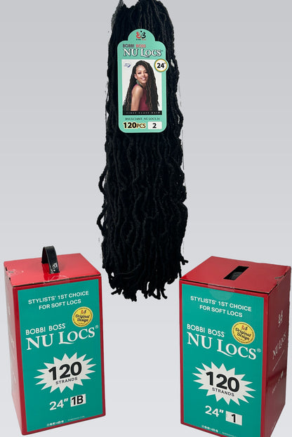 Bobbi Boss Synthetic Braids Nu Locs 24" 120 pcs Multi