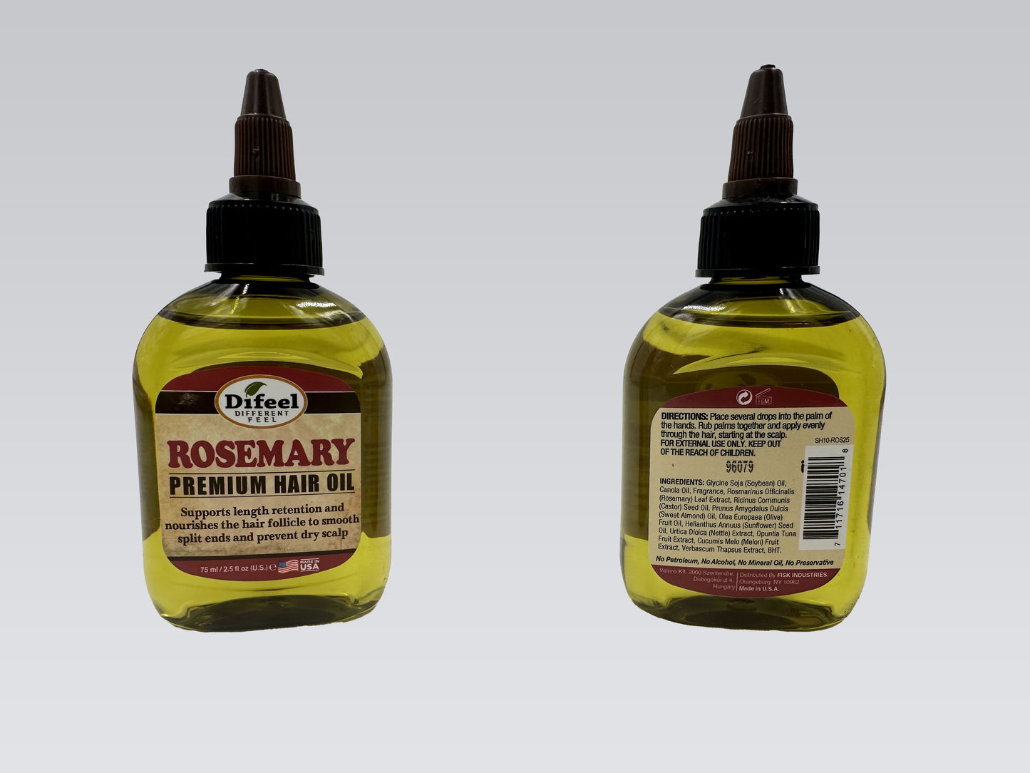 Difeel Rosemary Premium Hair Oil 2.5oz