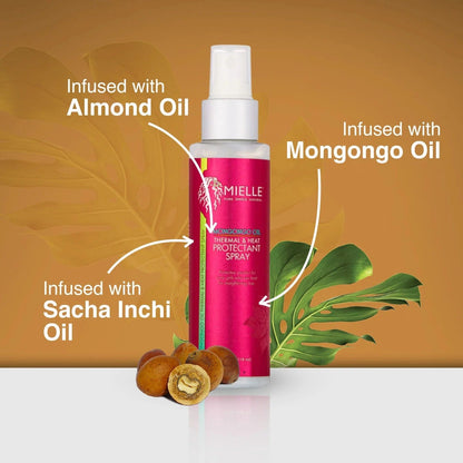 Mielle Mongongo Oil Thermal Heat Protect Spray 4 oz
