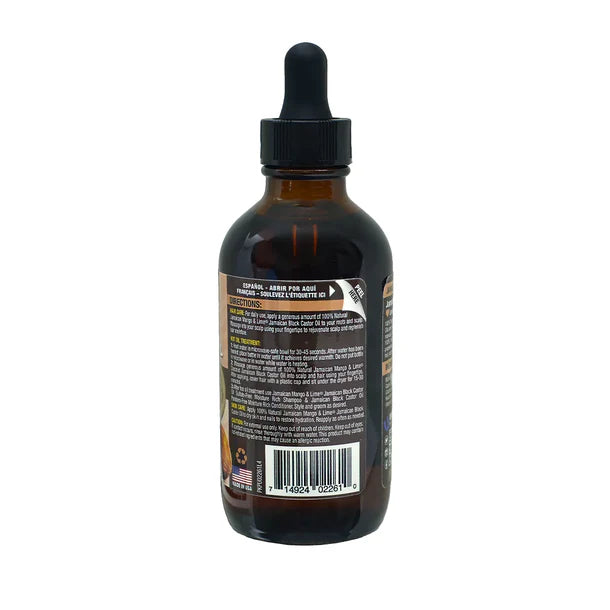Jamaican Mango and Lime Pure Jamaican Black Castor Oil Coconut 4 oz