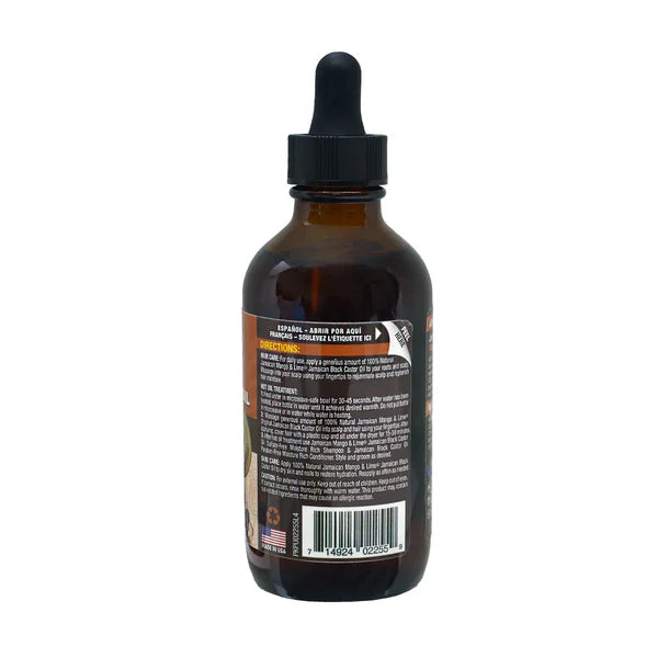 Jamaican Mango and Lime Pure Jamaican Black Castor Oil Original 2 oz