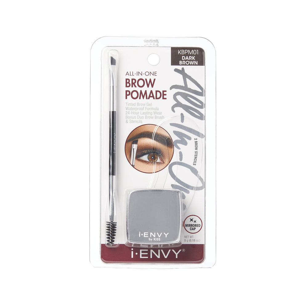 Kiss I.Envy All-In-One Brow Pomade - KBPM