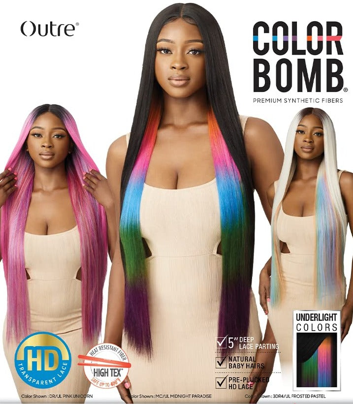 Outre Color Bomb Lace Front Wig Kimisha 36"