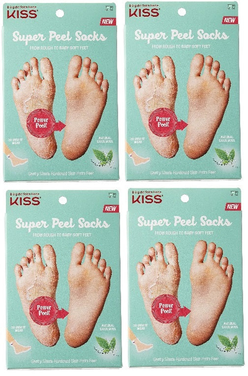 KSP01D1 SUPER PEEL SOCKS (4PK/DS)