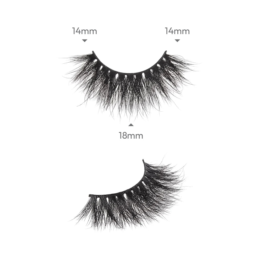 I-Envy Real Mink Collection False Eyelashes Light Mink 3D
