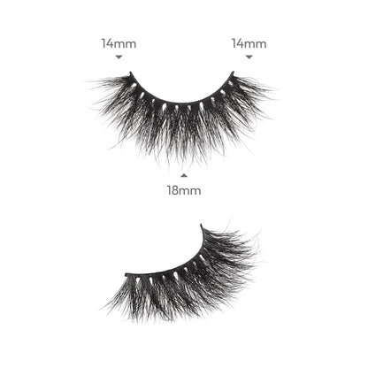 I-Envy Real Mink Collection False Eyelashes Light Mink 3D