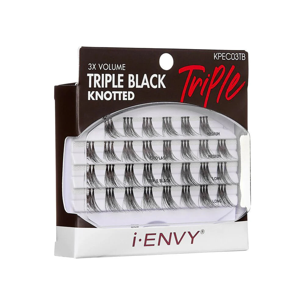 IEK Trio Triple Black Lash Cluster