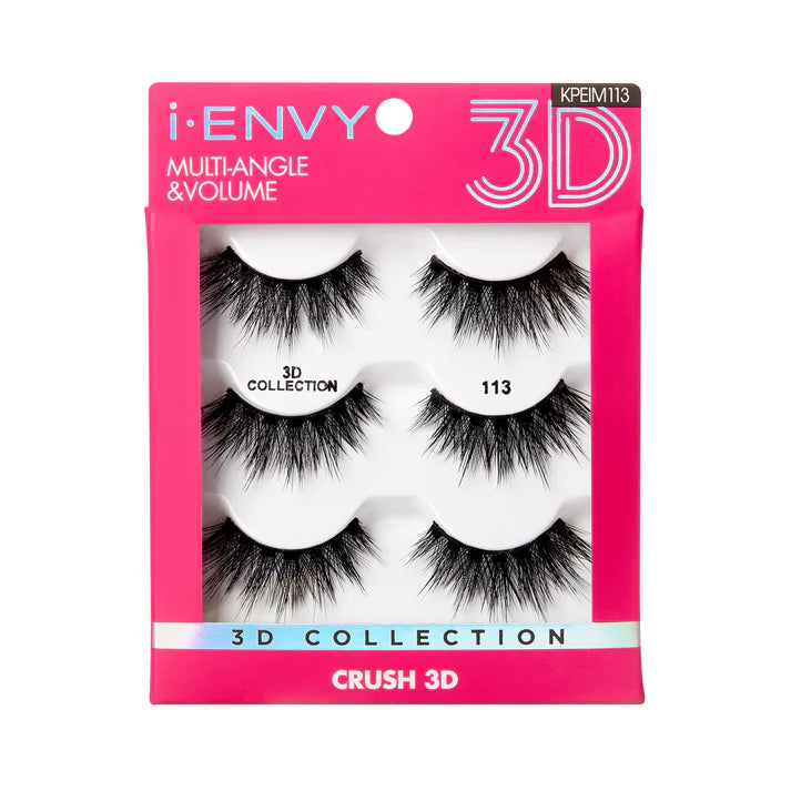 Kiss i-Envy 3D Collection Strip Eyelash Value Multi-Pack