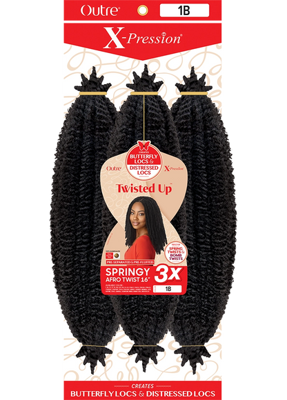 Twisted Up Springy Afro Twist 12"