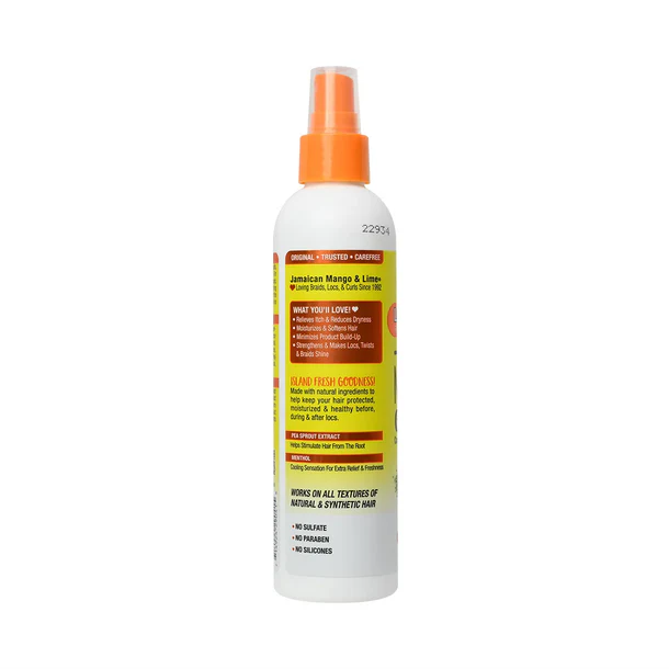 Jamaican Mango and Lime No More Itch Gro Spray Max Relief wtih Menthol 8 oz