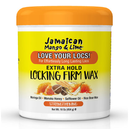 Jamaican Mango and Lime Locking Firm Wax Resistant Formula 16 oz