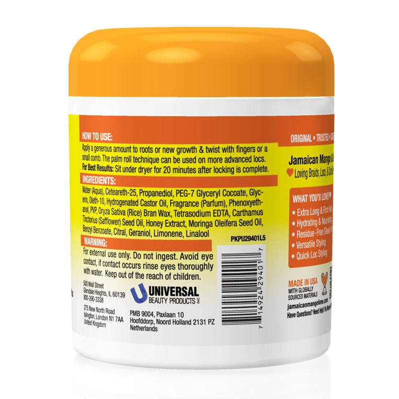 Jamaican Mango and Lime Locking Firm Wax Resistant Formula 6 oz