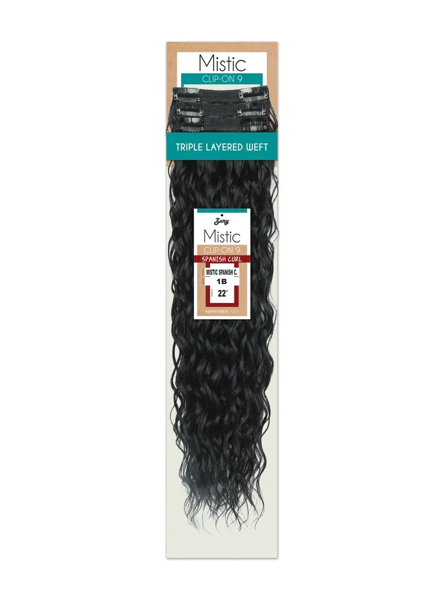 Mistic Clip On Spanish Curl 9pcs 22