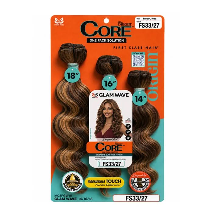 Bobbi Boss Miss Origin Core One Pack 3PCS Weave - GLAM WAVE 14/16/18