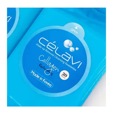 Celavi Make-Up Remover Cleansing Towelettes Collagen MT002
